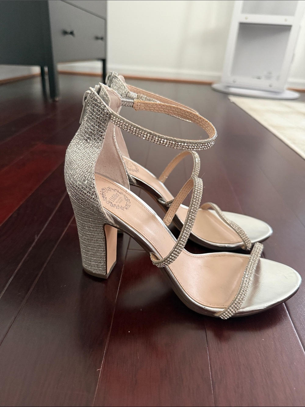 I. Miller Women’s Saydee Pumps Block Heel - 7.5, Silver